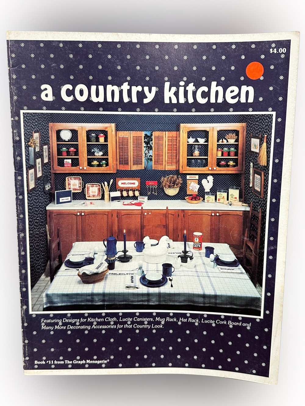 A Country Kitchen Cross Stitch Pattern Booklet #11 Vintage Cottagecore